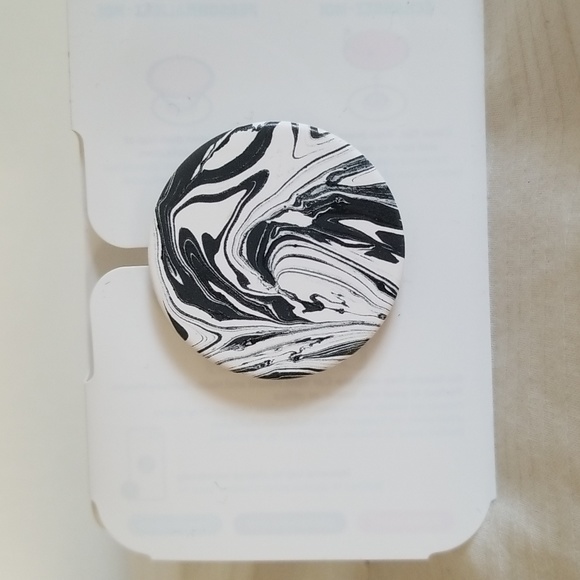 New Popsocket White Black Swirl - Picture 1 of 3